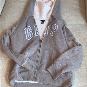 Gap Gray Zip Up Jacket